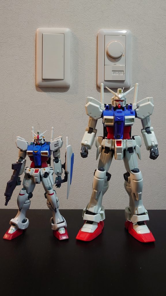 MG GP01 ロボ魂比較2